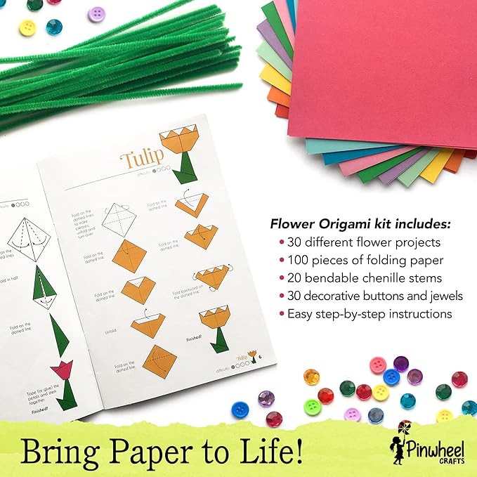 pinwheel crafts origami kit for kids ages 8 12 pinwheel crafts origami kit for kids ages 8 12